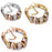 3 Sets of Entwined Metal Bracelet Trio - 9pc Set