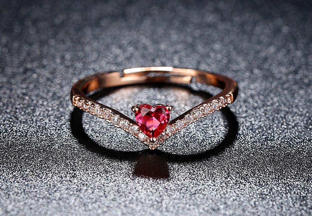 Bright Heart Adjustable Ring