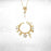 Gold Key Necklace and Love Locked Bracelet Bundle