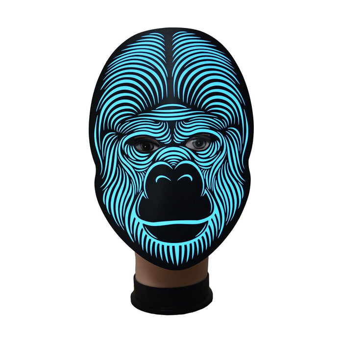 Glowing Gorilla Light Up Mask