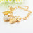 3 Sets of Crystal Heart Charm Bracelet