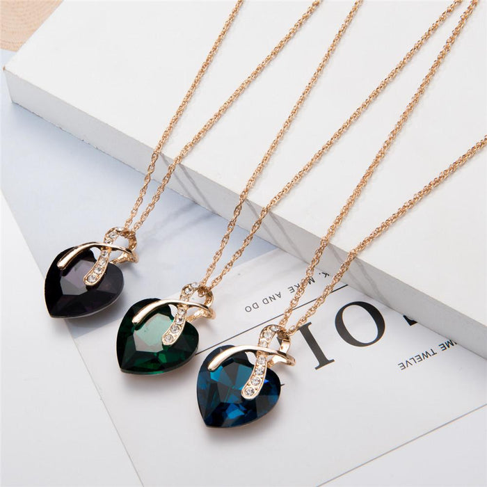 Wishful Heart Necklace and Earrings Set