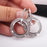 3 Sets of "Hollywood Hoops" Crystal Double Hoop Earrings