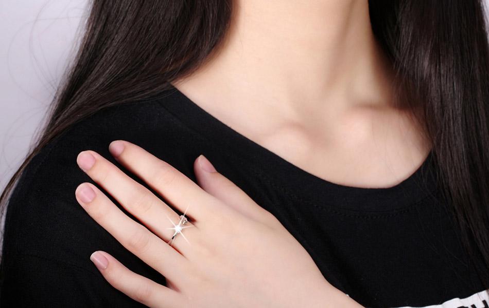Angel Love Sterling Silver Ring