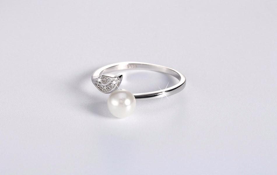 Pearl Wave Sterling Silver Ring