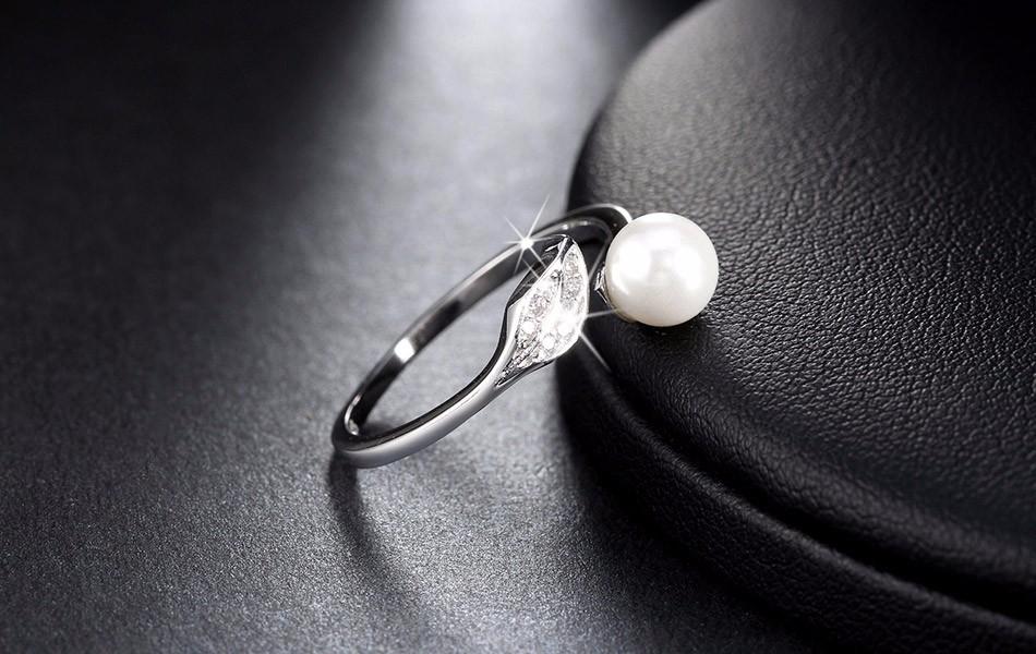 Pearl Wave Sterling Silver Ring