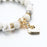 White Rose Beaded Bracelet