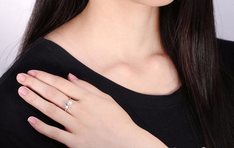 Pearl Wave Sterling Silver Ring