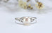 Pearl and Glimmer Sterling Silver Ring