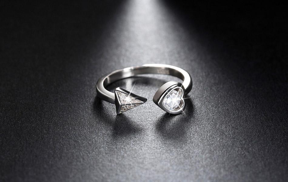 Love Leads Sterling Silver Ring