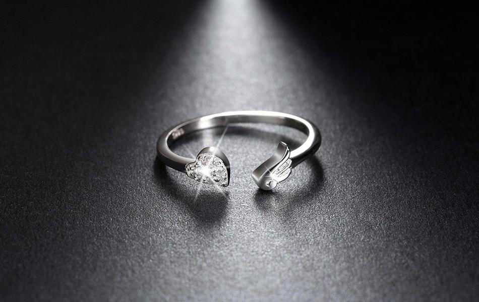 Angel Love Sterling Silver Ring