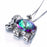 "Elefante" Galaxy Gemstone Pendant Necklace