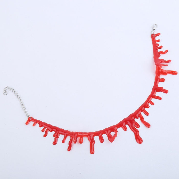 Gory Glam Faux Blood Choker