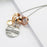 "LOVE" Crystal Tag Necklace