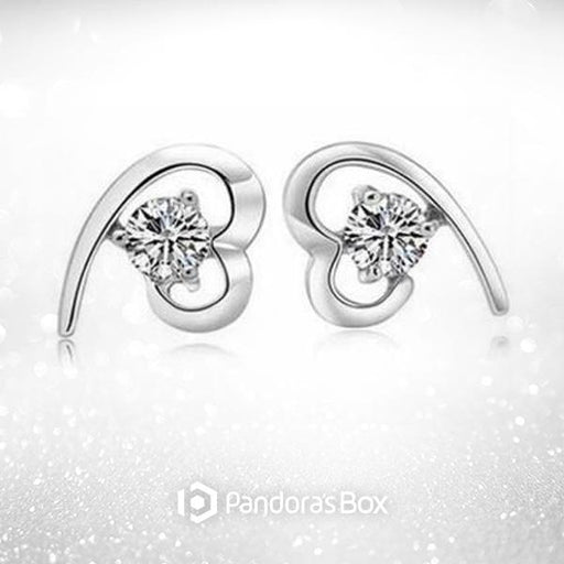 Luxe Heart Stud Earrings