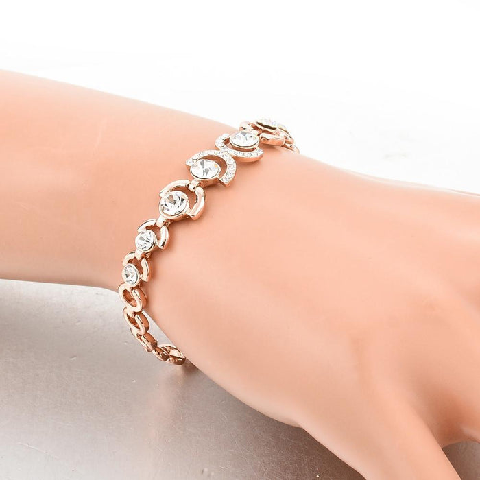 Rose Gold and Ice Bracelet