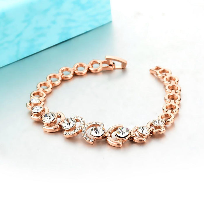 Rose Gold and Ice Bracelet