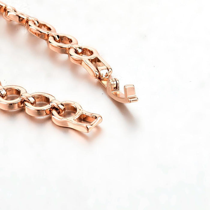 Rose Gold and Ice Bracelet