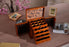 Deluxe Fold Out Wooden Jewelry Box