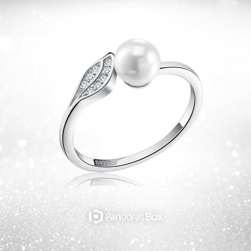 Pearl Wave Sterling Silver Ring
