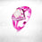 Pretty in Pink Heart Ring