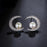 Pearl Moon Stud Earrings