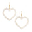 Pearly Hearts Drop Earring