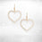 Pearly Hearts Drop Earring