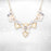 Petals and Gems Statement Necklace