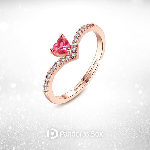 Bright Heart Adjustable Ring