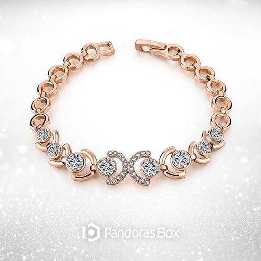 Rose Gold and Ice Bracelet