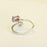 Rose Bud Red Crystal Ring Gift Set