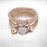 Maverick Mood Sunglass plus Solid Hearts Charm Bracelet