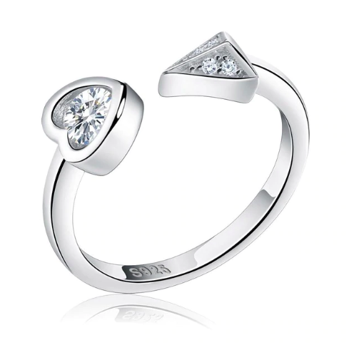 Love Leads Sterling Silver Ring