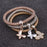 Solid Butterfly Charm Bracelet