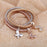 Solid Butterfly Charm Bracelet