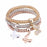 Solid Butterfly Charm Bracelet