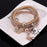 Solid Butterfly Charm Bracelet
