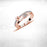 Twin Hearts Adjustable Ring