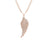 Crystal Wing Necklace