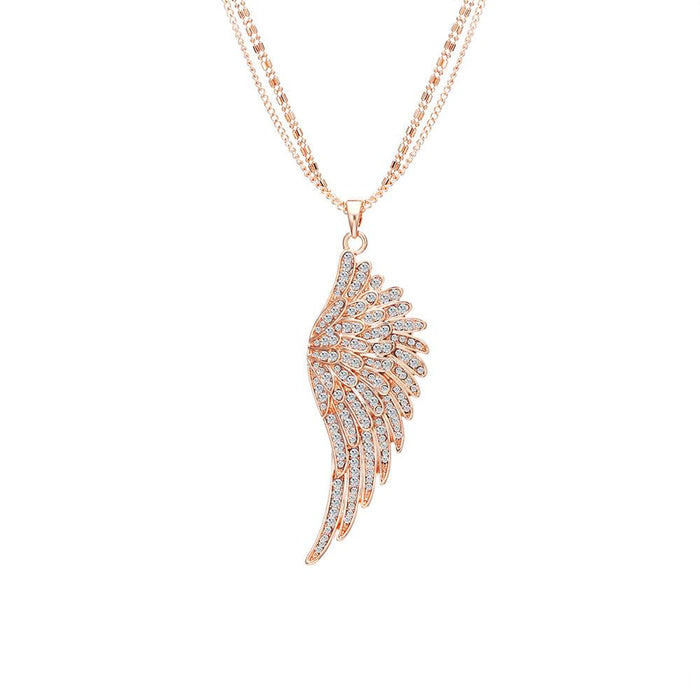 Crystal Wing Necklace