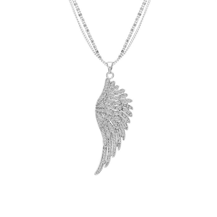 Crystal Wing Necklace