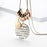 "LOVE" Crystal Tag Necklace