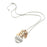 "LOVE" Crystal Tag Necklace