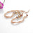 Entwined Rose Gold Metal Necklace