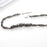 Entwined Black Metal Necklace
