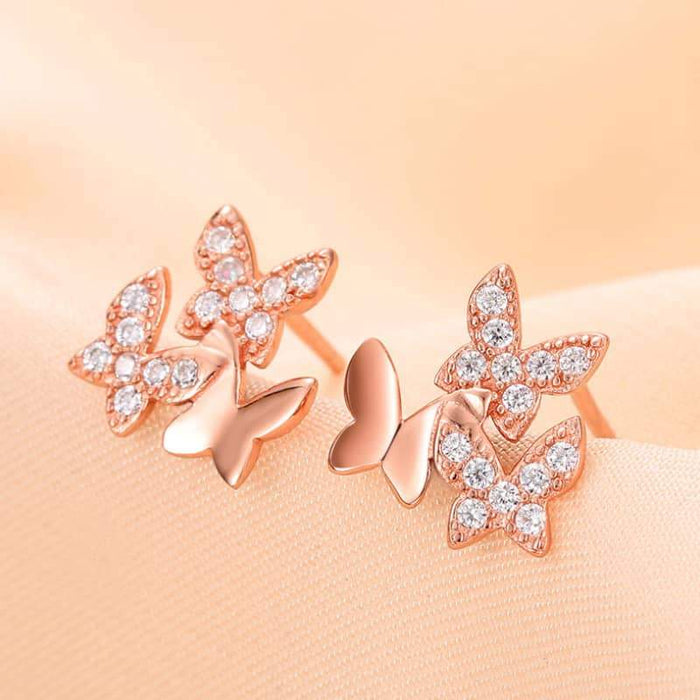 "Free Spirit" Rose Gold Butterfly Bundle