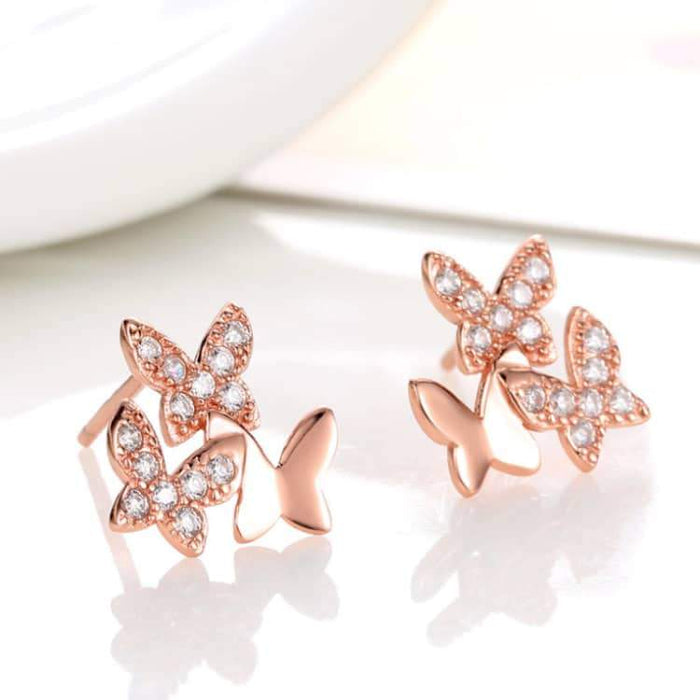 "Free Spirit" Rose Gold Butterfly Bundle