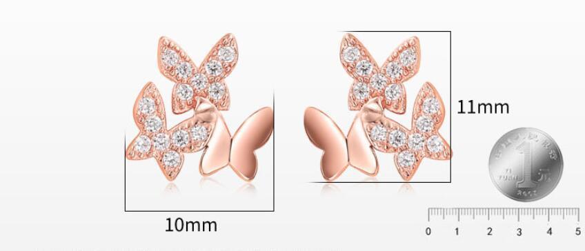 "Free Spirit" Rose Gold Butterfly Bundle