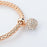 Crystal Studded Ball Charm Bracelets